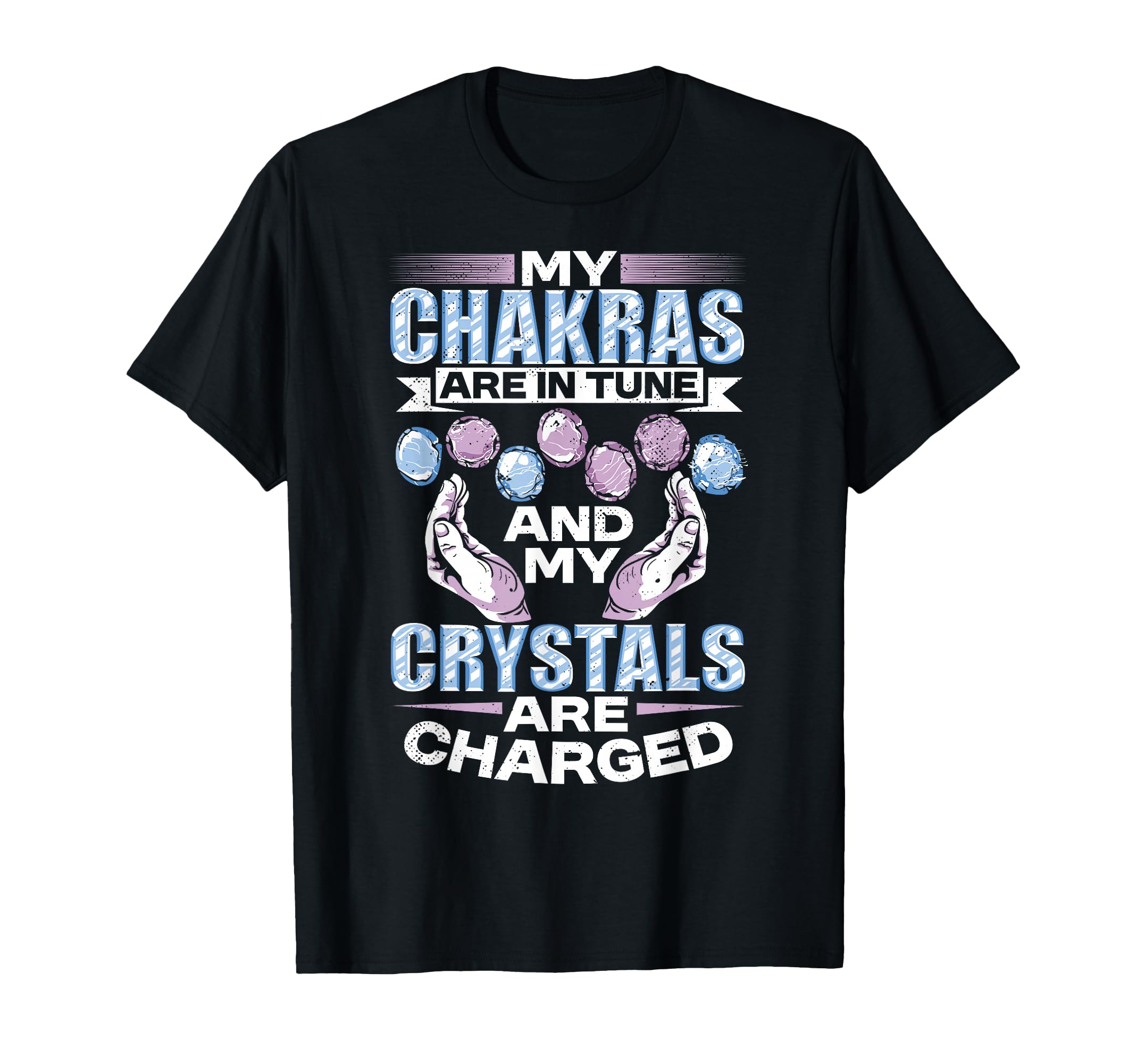 Crystal Healing Chakra Tune T-Shirt - Minimalist Print for Adults - T-Shirt, Sweatshirt, Hoodie