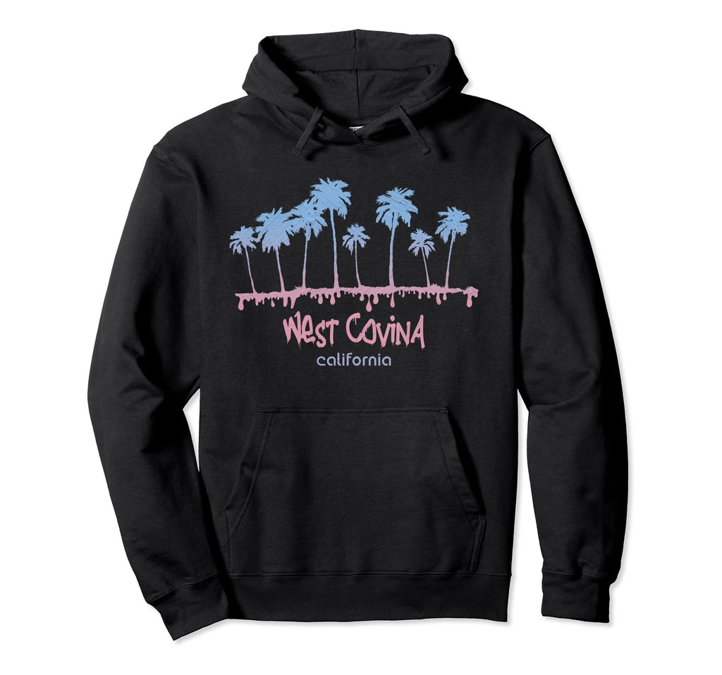 West Covina California Beach Surf Vibes Hoodie - Custom Art Print Men Women - T-Shirt, Sweatshirt, Hoodie