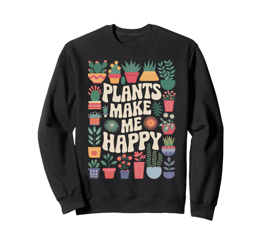 Plant Lover Botanical House Plant Sweatshirt - Unique Graphic Men Women - T-Shirt, Sweatshirt, Hoodie