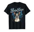 Boston Terrier 90S Dog Lover 80S T-Shirt - Casual Everyday Wear Unisex - T-Shirt, Sweatshirt, Hoodie