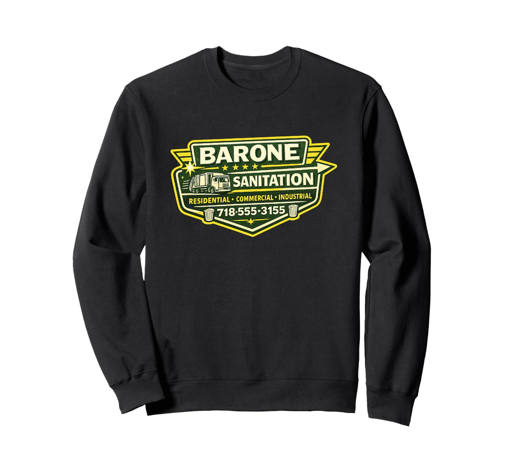 Sanitation Company Badge Garbage Sweatshirt - Aesthetic Graphic Unisex - T-Shirt, Sweatshirt, Hoodie
