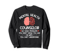 Mental Health Counselor Month Mental Sweatshirt - Minimalist Print Unisex - T-Shirt, Sweatshirt, Hoodie
