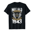 Motorcycle Biker Birthday Built 1943 T-Shirt - Aesthetic Graphic Unisex - T-Shirt, Sweatshirt, Hoodie