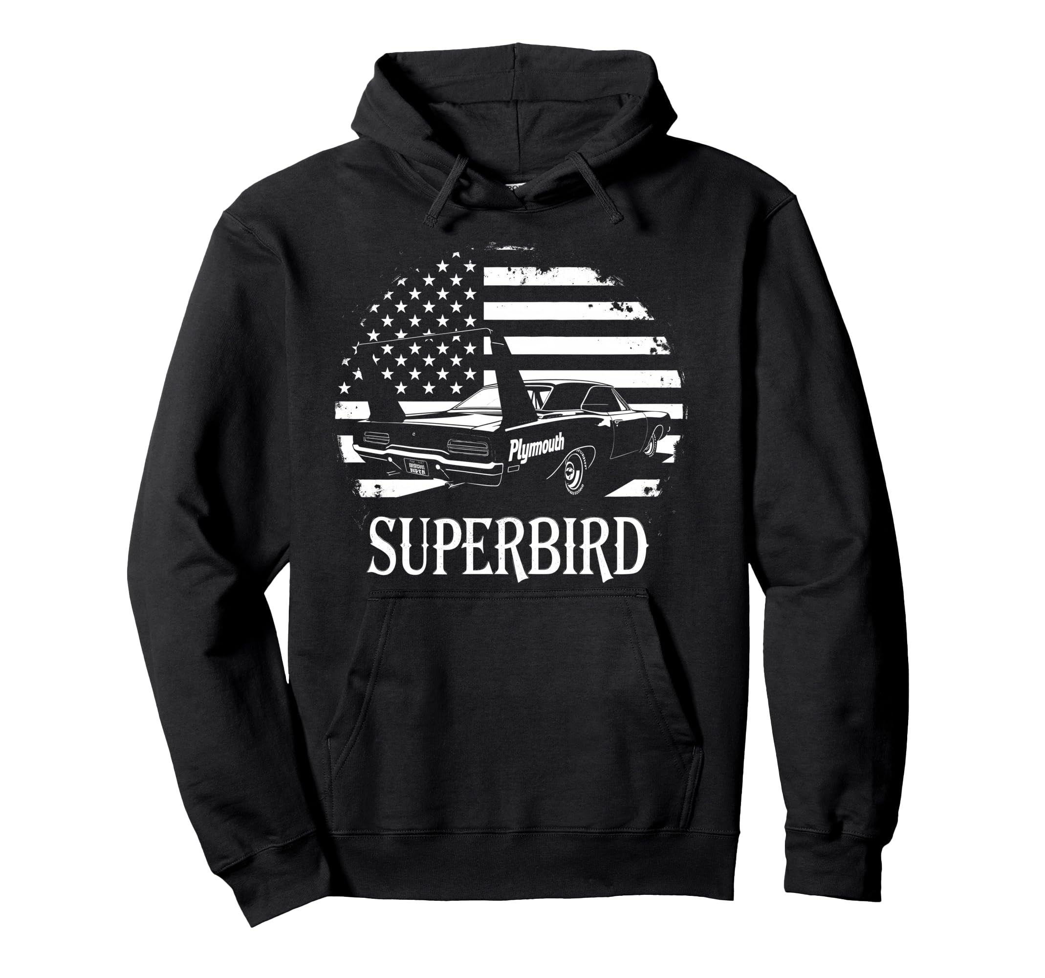 Old School Plymouth Superbird Car Hoodie - Aesthetic Graphic Men Women - T-Shirt, Sweatshirt, Hoodie