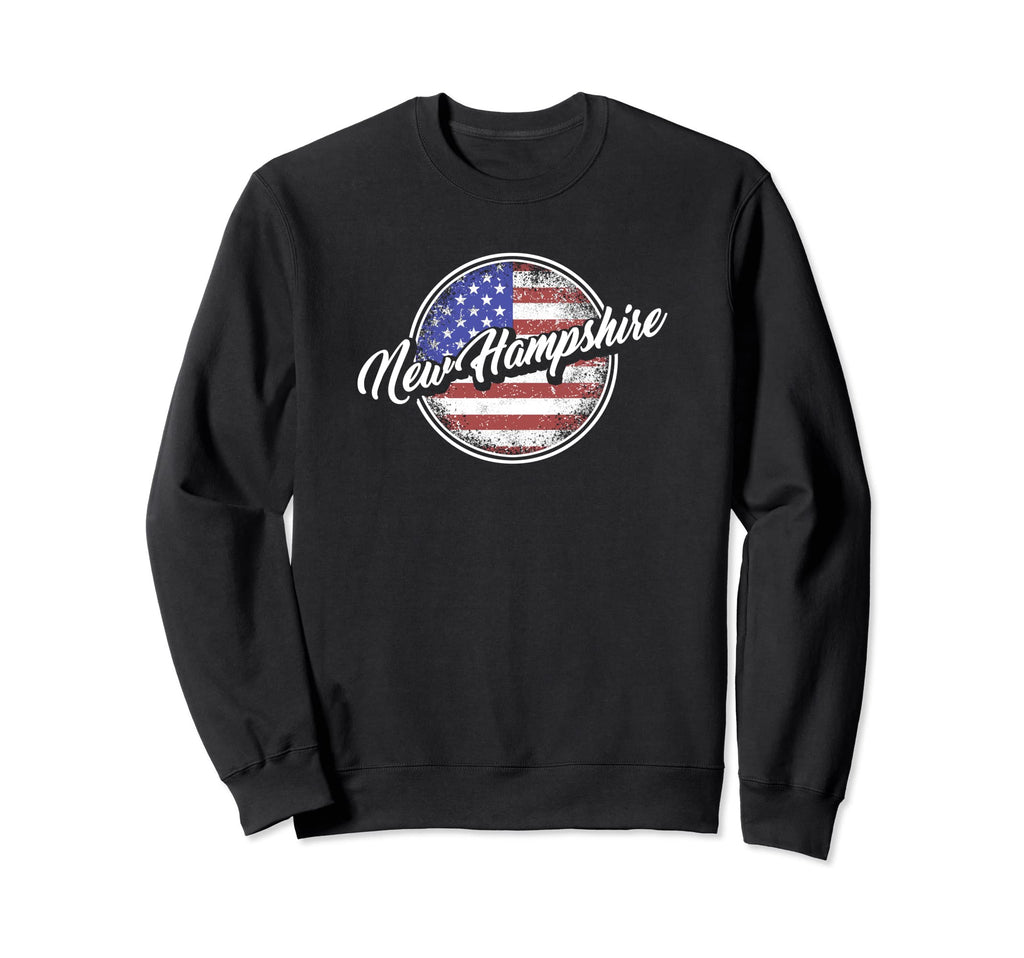 New Hampshire United States Flag Sweatshirt - Minimalist Print Unisex - T-Shirt, Sweatshirt, Hoodie