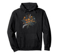 Floral Boho Wildflower Botanical Flower Hoodie - Unique Graphic Unisex - T-Shirt, Sweatshirt, Hoodie