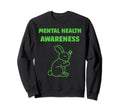 Bunny Brain Illness Animal Mental Sweatshirt - Unique Graphic for Adults - T-Shirt, Sweatshirt, Hoodie