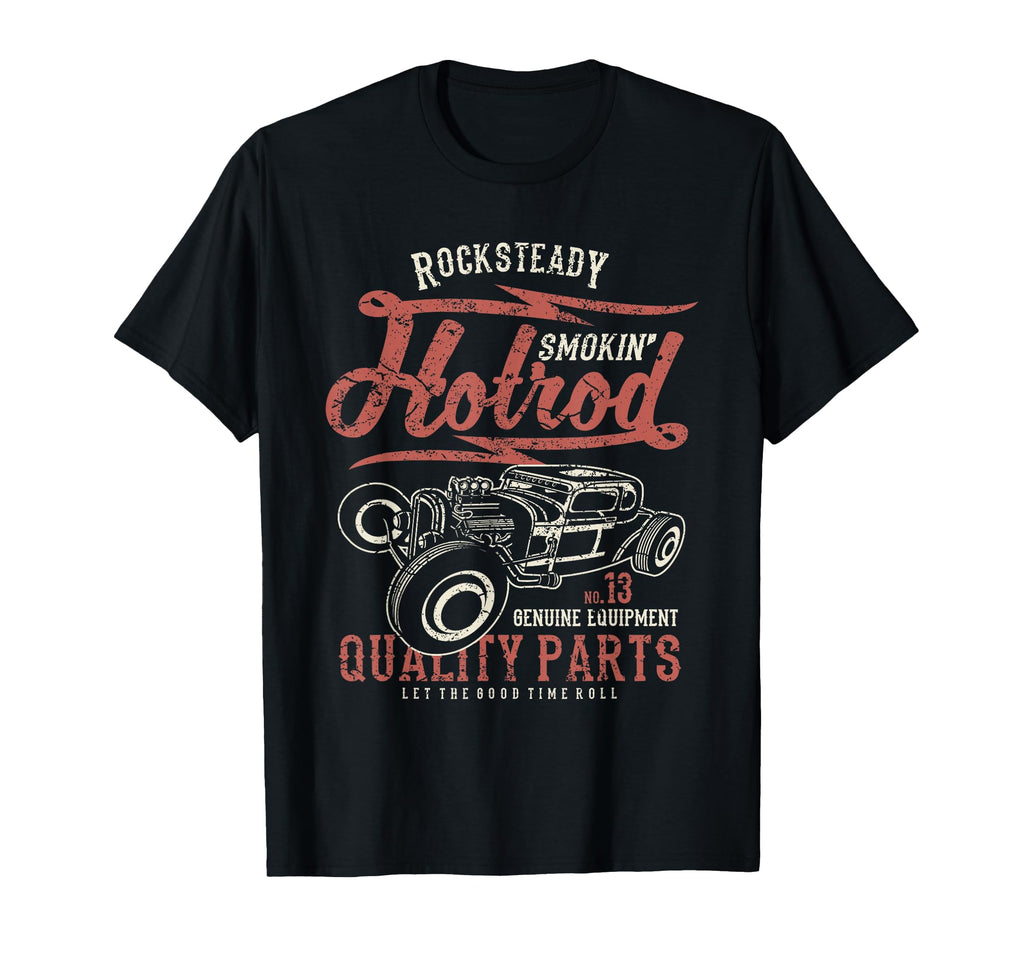 Rockabilly Muscle Car Show Hotrod T-Shirt - Custom Art Print Men Women - T-Shirt, Sweatshirt, Hoodie
