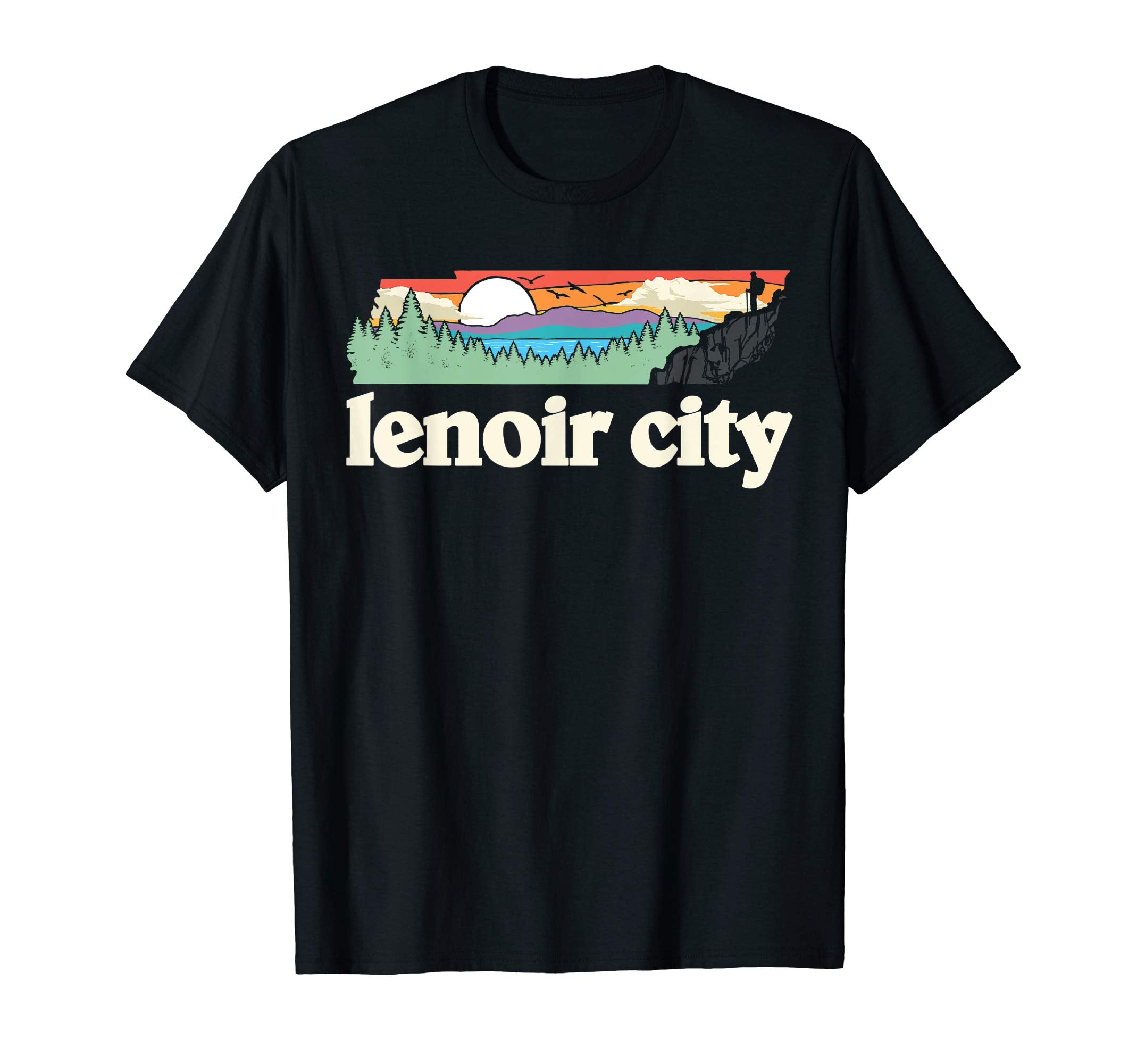 Lenoir City Tennessee Outdoors Nature T-Shirt - Unique Graphic for Adults - T-Shirt, Sweatshirt, Hoodie