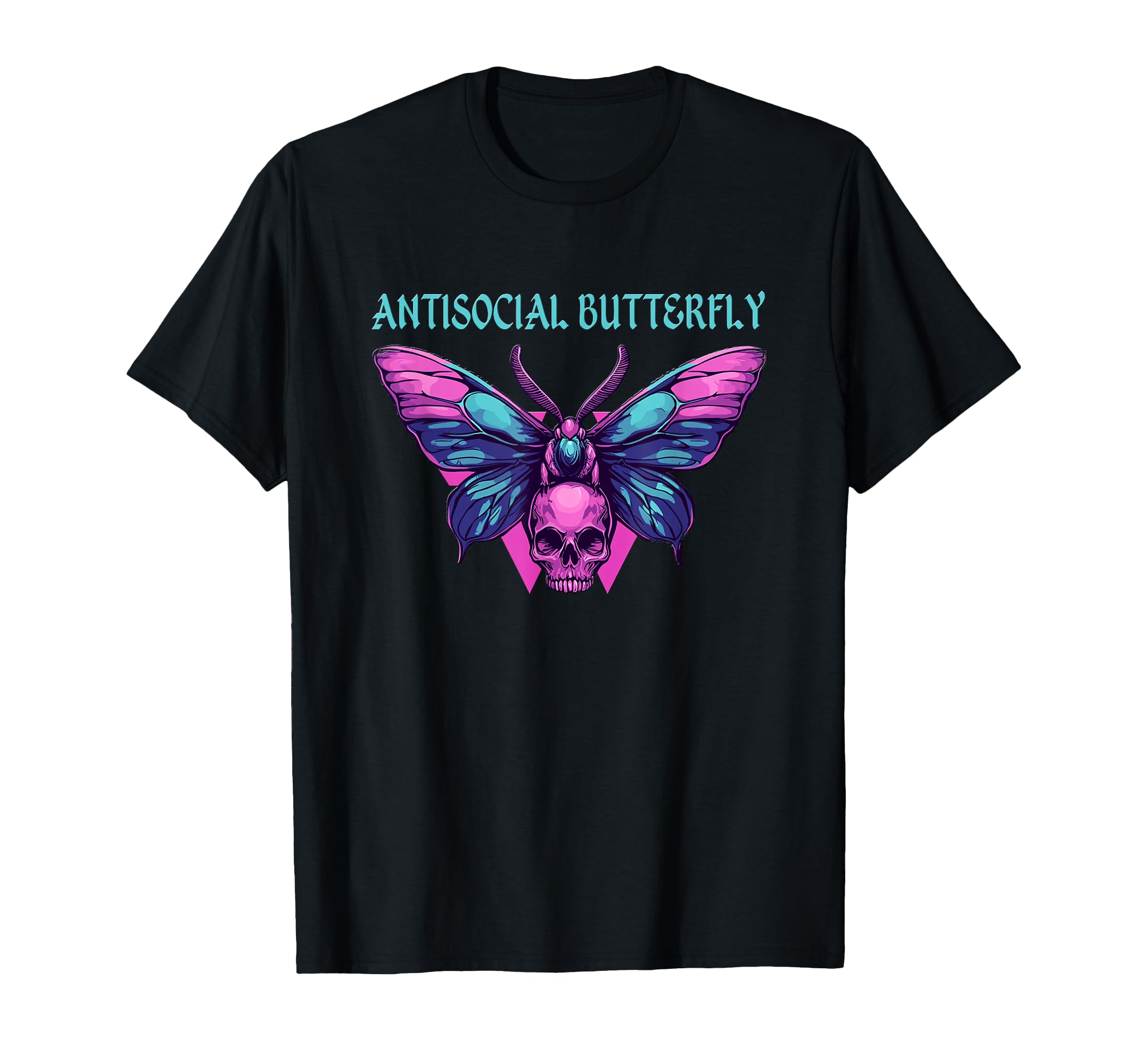 Antisocial Butterfly Gift Sweatshirt - Graphic Print Men Women - T-Shirt, Sweatshirt, Hoodie