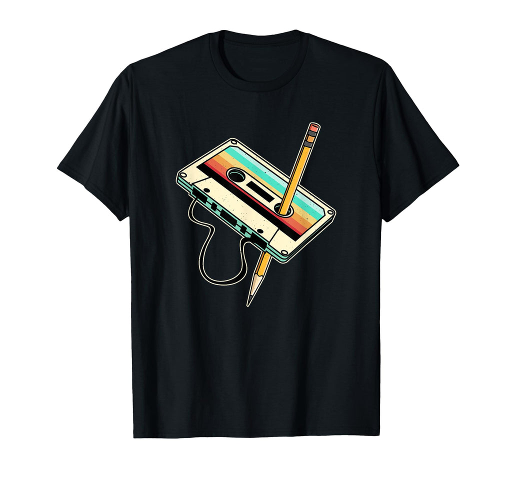 80S 90S Party Costume Nostalgia Cassette T-Shirt - Novelty Apparel Unisex - T-Shirt, Sweatshirt, Hoodie