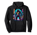 Japanese Vaporwave Kaiju 80S Synthwave Hoodie - Trendy Graphic for Adults - T-Shirt, Sweatshirt, Hoodie
