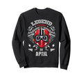 Biker Born April Motorcycle Sweatshirt - Fun Novelty Design for Adults - T-Shirt, Sweatshirt, Hoodie