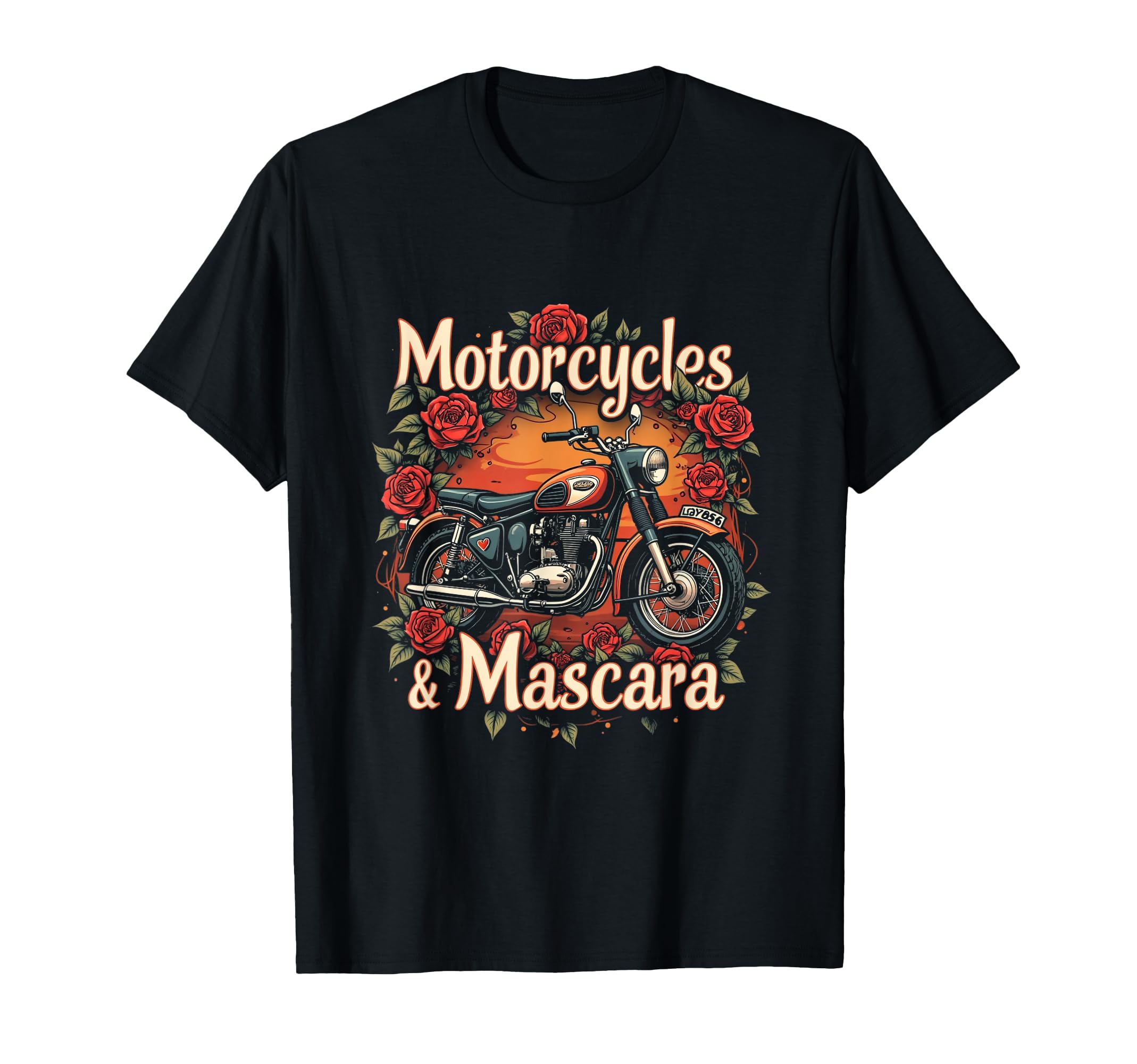 Motorcycles Mascara Motorcycle T-Shirt - Minimalist Print Unisex - T-Shirt, Sweatshirt, Hoodie