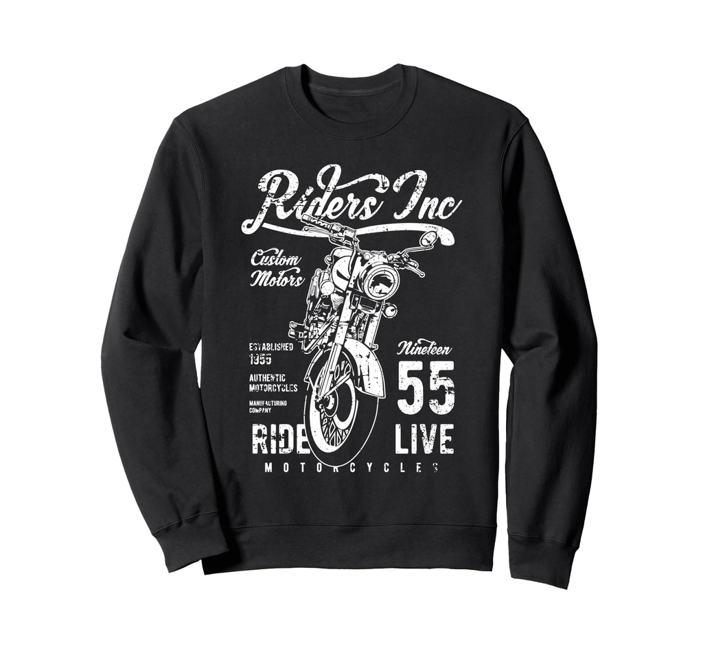 Riders Inc 1955 Motorcycle Sweatshirt - Streetwear Style Men Women - T-Shirt, Sweatshirt, Hoodie