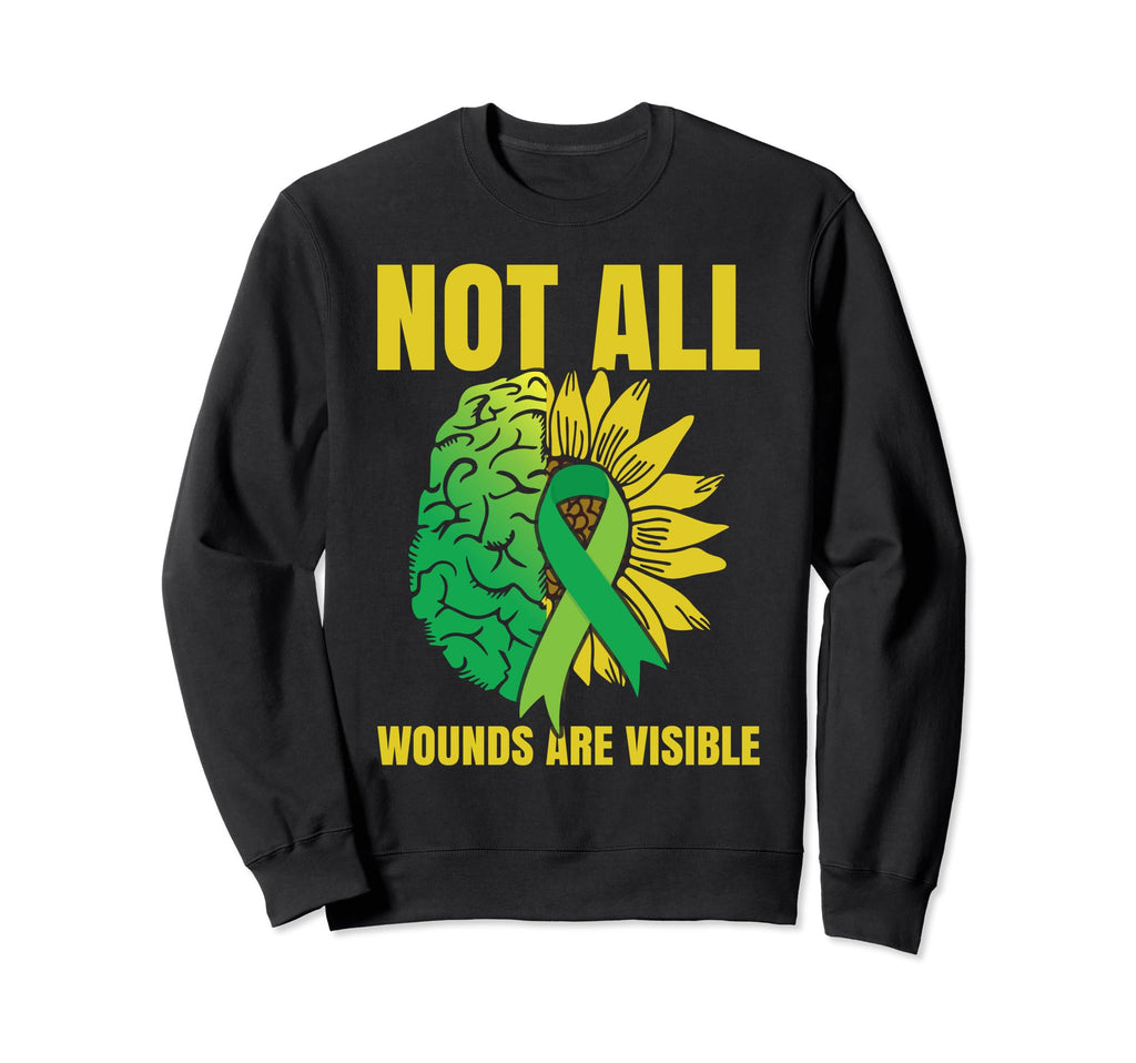 Sunflower Mental Health Sweatshirt - Casual Everyday Wear for Adults - T-Shirt, Sweatshirt, Hoodie