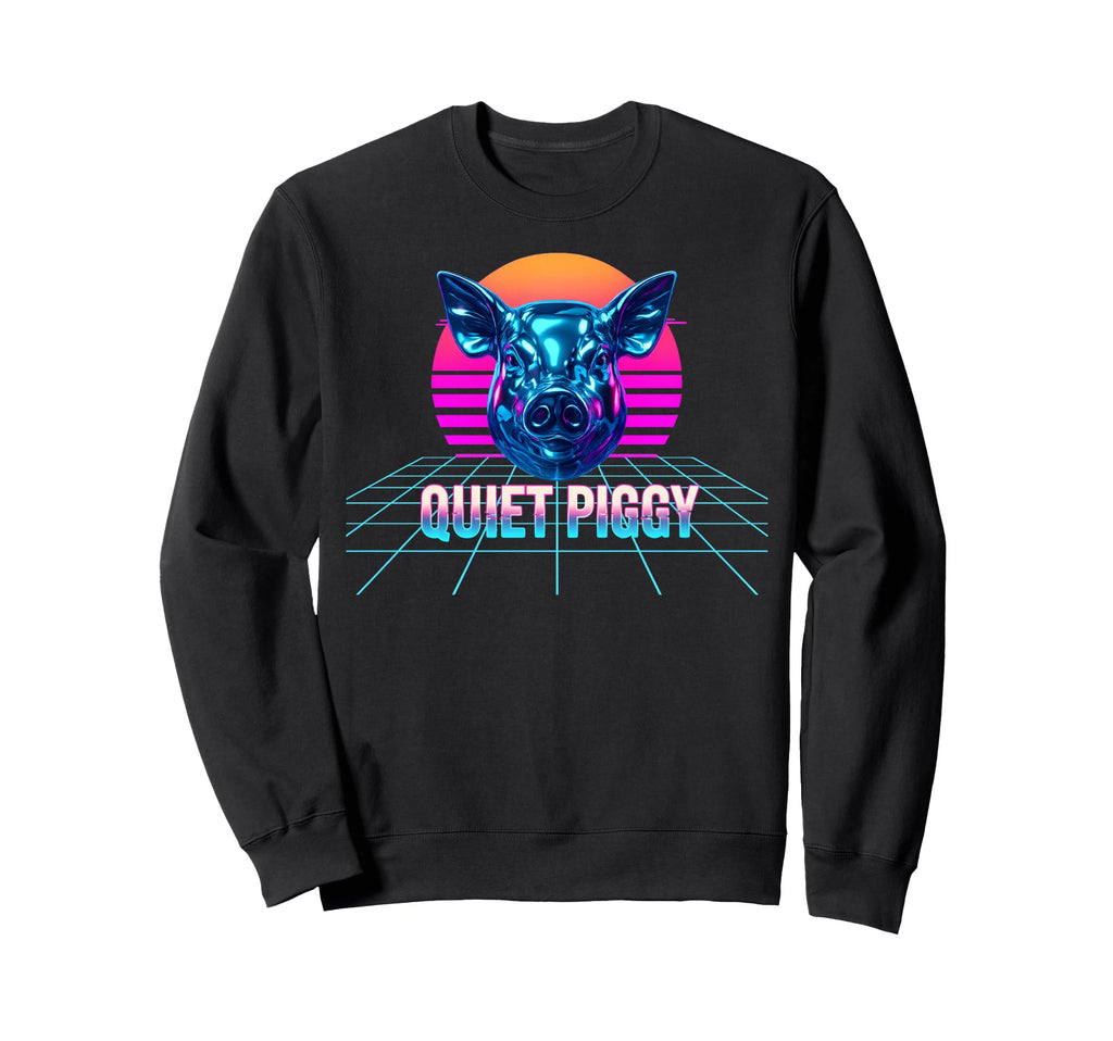 Vaporwave Outfit 80S Grid Floor Costume Sweatshirt - Unique Graphic Unisex - T-Shirt, Sweatshirt, Hoodie