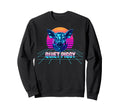 Vaporwave Outfit 80S Grid Floor Costume Sweatshirt - Unique Graphic Unisex - T-Shirt, Sweatshirt, Hoodie