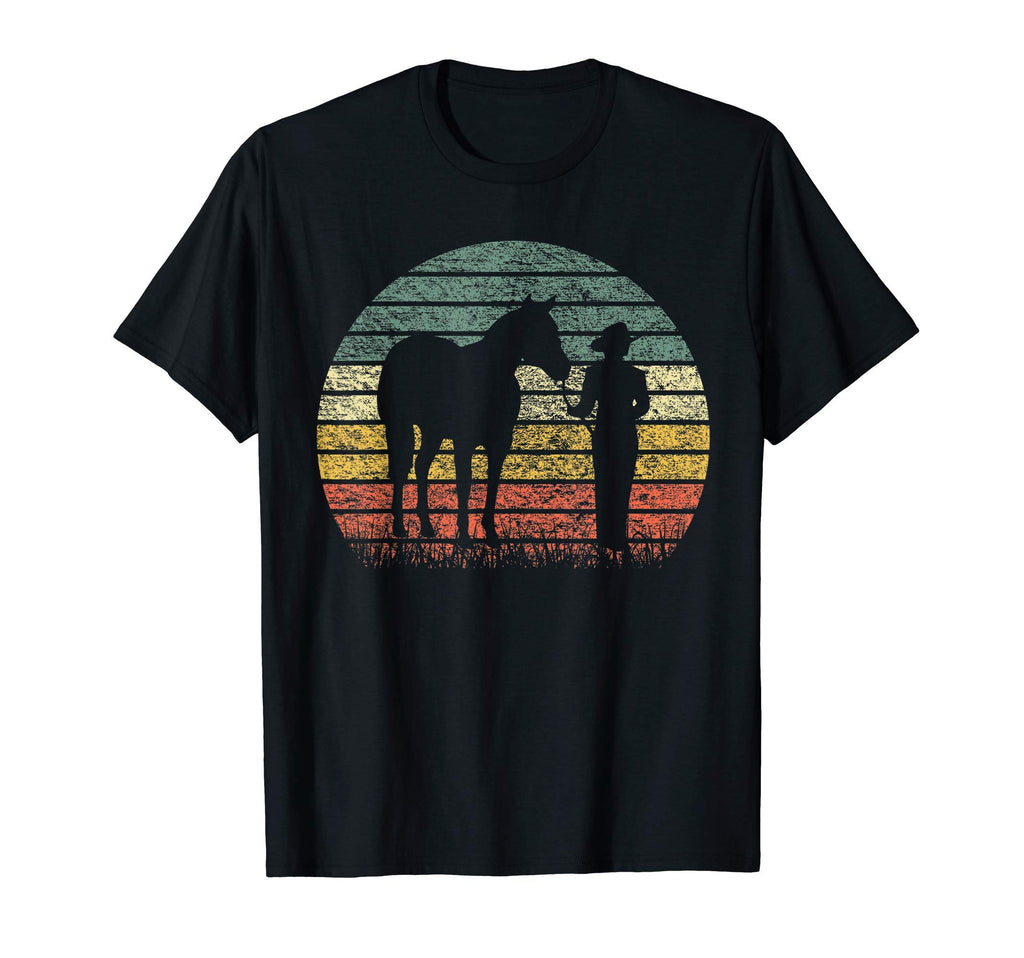 Western Halter Horse Sun T-Shirt - Graphic Print Men Women - T-Shirt, Sweatshirt, Hoodie