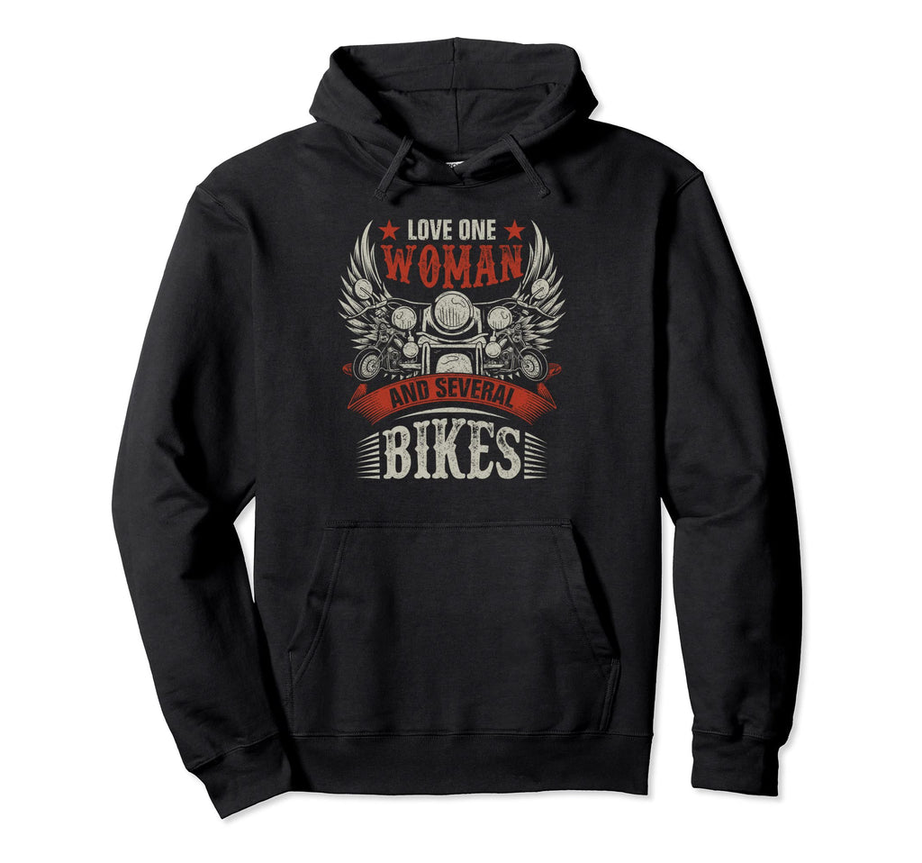 Funny Biker Motorcycle Motorcyclist Hoodie - Unique Graphic Unisex - T-Shirt, Sweatshirt, Hoodie