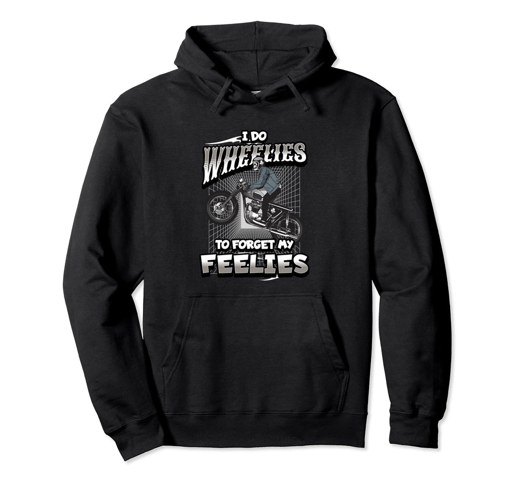 Biker Motorcycle Motorcycle Funny Hoodie - Fun Novelty Design Unisex - T-Shirt, Sweatshirt, Hoodie