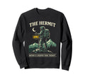 Hermit Tarot Hiker Lantern Mountain Sweatshirt - Minimalist Print Unisex - T-Shirt, Sweatshirt, Hoodie