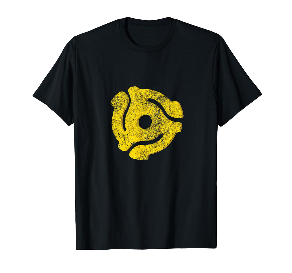 Dj 45 Rpm Adapter Turntable Record Disc T-Shirt - Unique Graphic Men Women - T-Shirt, Sweatshirt, Hoodie