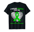 Heart Ribbon I Wear Green Me Mental Health T-Shirt - Graphic Print Unisex - T-Shirt, Sweatshirt, Hoodie