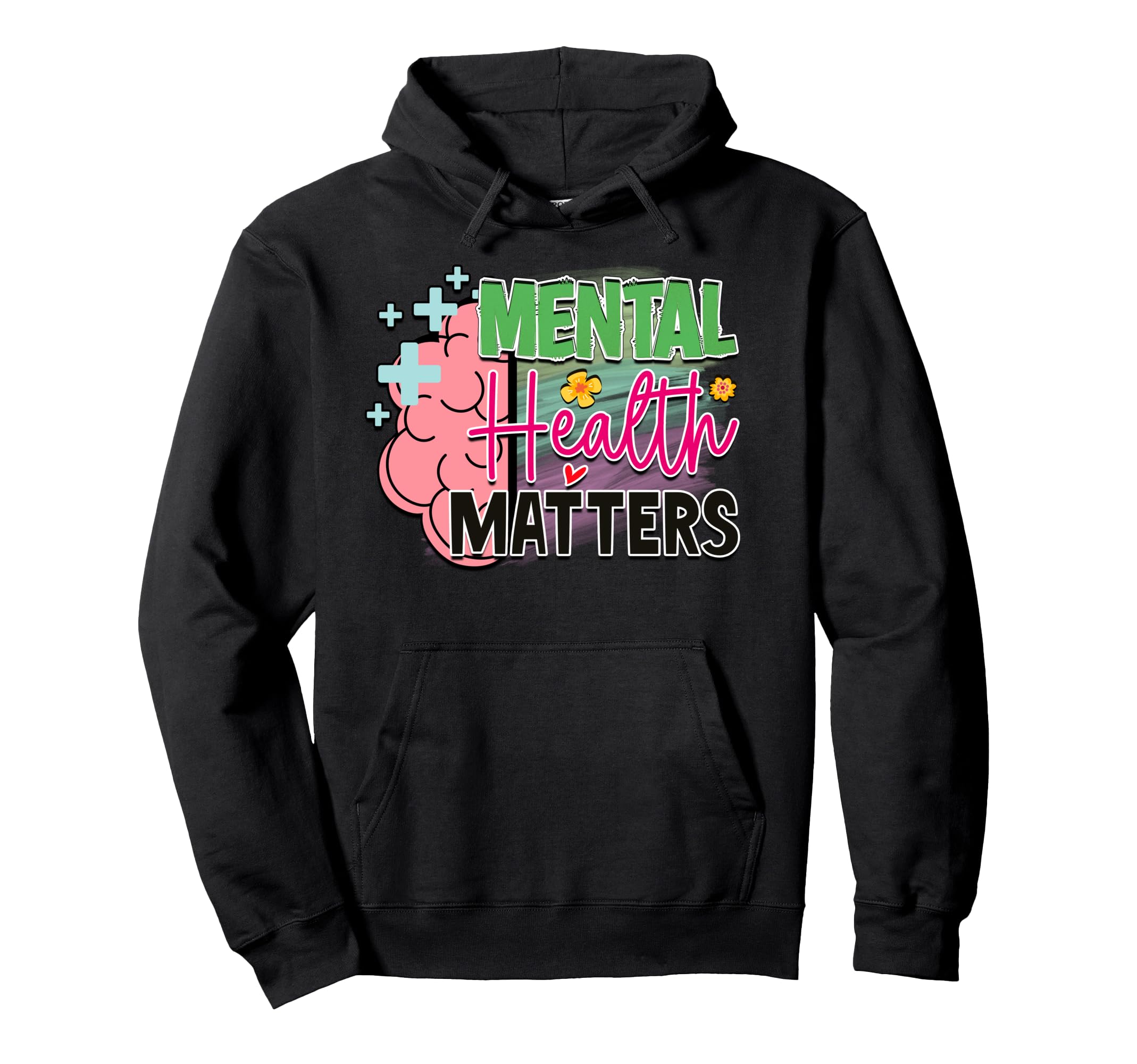 Mental Health Supporters Is Mental Hoodie - Aesthetic Graphic Unisex - T-Shirt, Sweatshirt, Hoodie