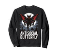 Cryptid Cryptozoology Mothman Introvert Sweatshirt - Unique Graphic Unisex - T-Shirt, Sweatshirt, Hoodie