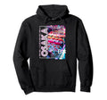 Osaka City 80S Synthwave Sushi Japan Hoodie - Aesthetic Graphic for Adults - T-Shirt, Sweatshirt, Hoodie