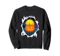 Halloween Aesthetic Pumpkin 1980S Sweatshirt - Custom Art Print for Adults - T-Shirt, Sweatshirt, Hoodie