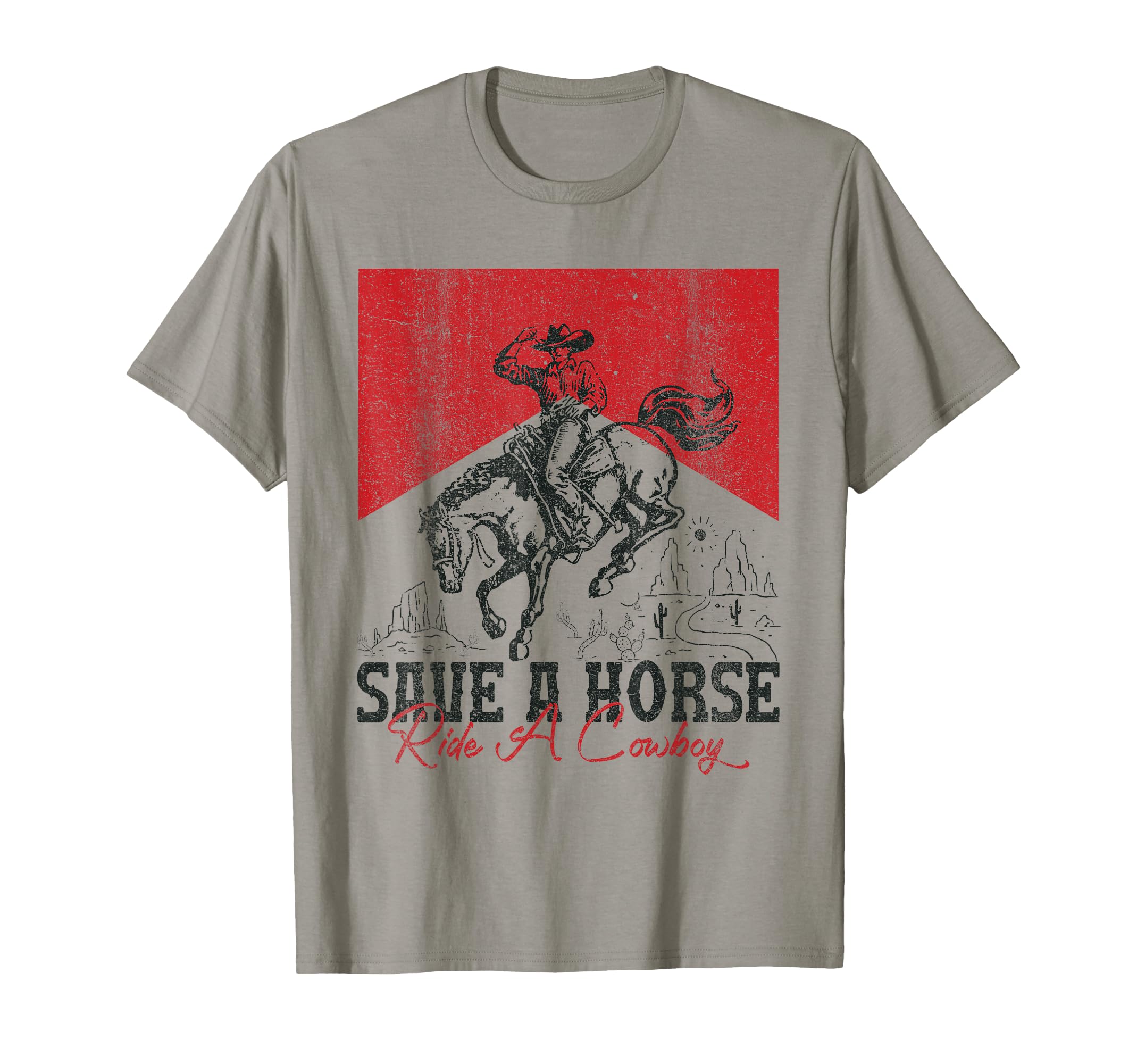 Save Horse Ride Cowboy Country Western T-Shirt - Graphic Print for Adults - T-Shirt, Sweatshirt, Hoodie