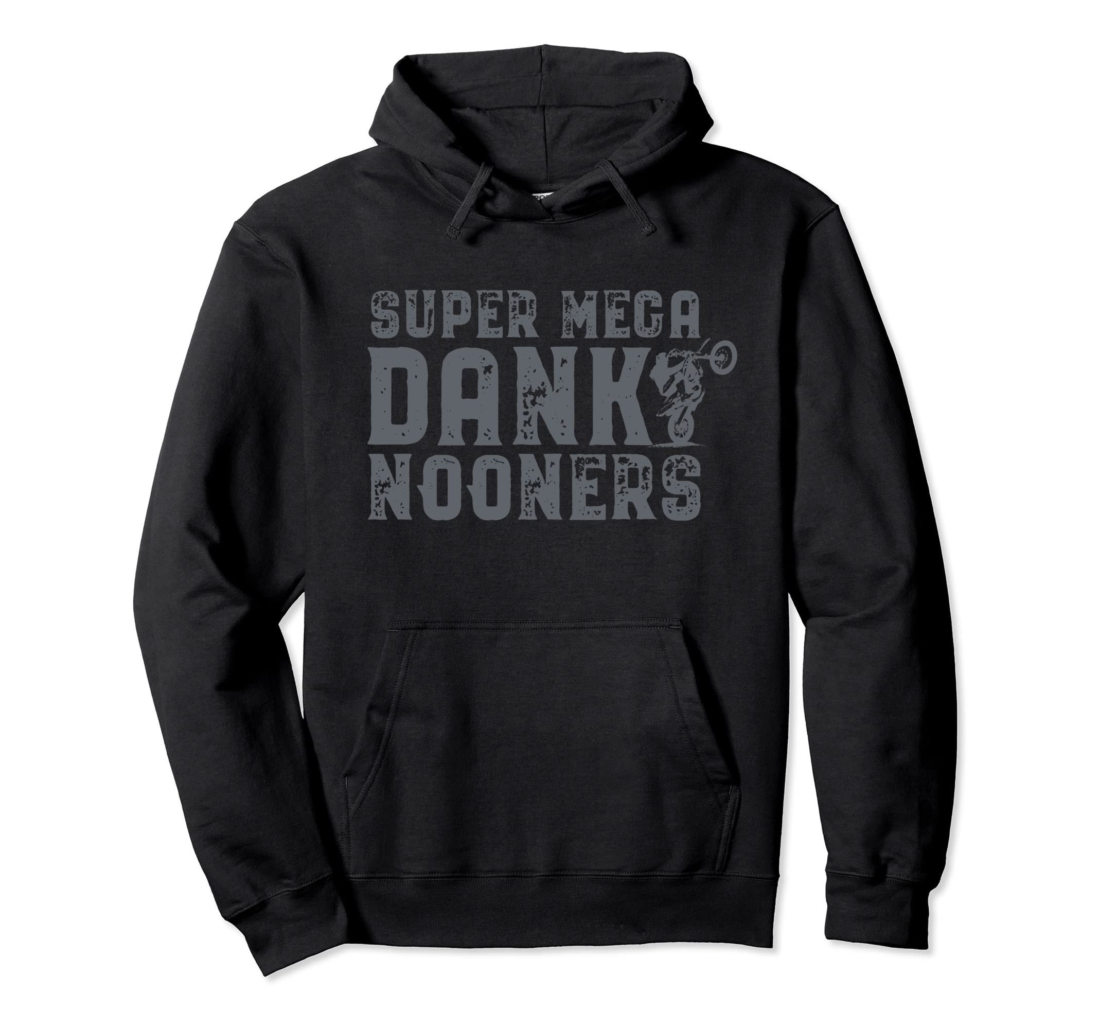 Motorcycle Stunts Mega Dank Nooners Hoodie - Custom Art Print for Adults - T-Shirt, Sweatshirt, Hoodie