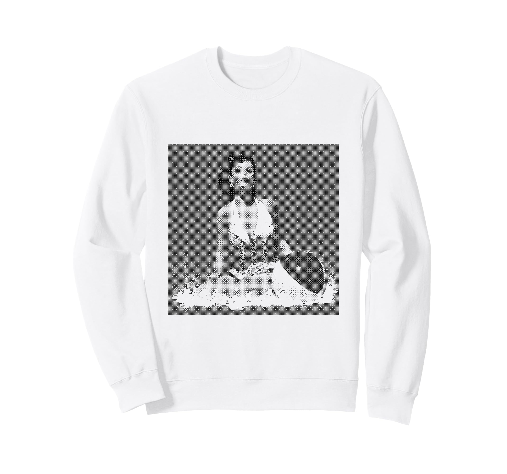 Pin Up Beach Art Sweatshirt - Unique Graphic Men Women - T-Shirt, Sweatshirt, Hoodie