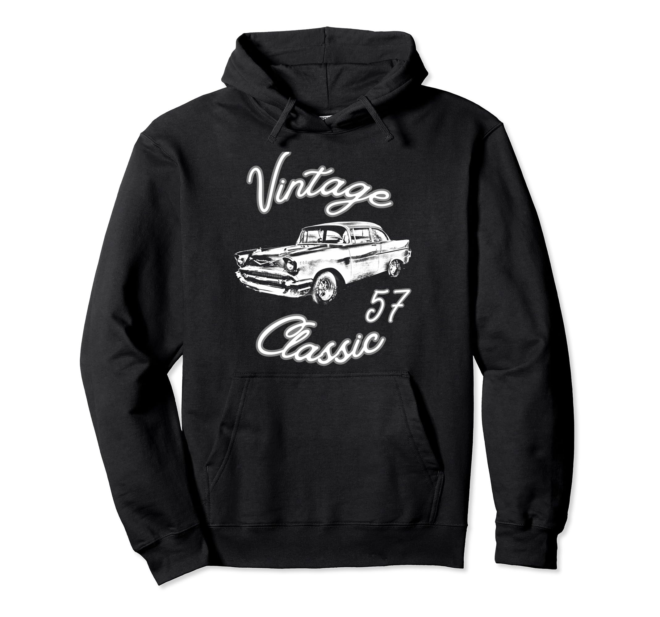 57 Collector Car Car Guy Hoodie - Fun Novelty Design Unisex - T-Shirt, Sweatshirt, Hoodie