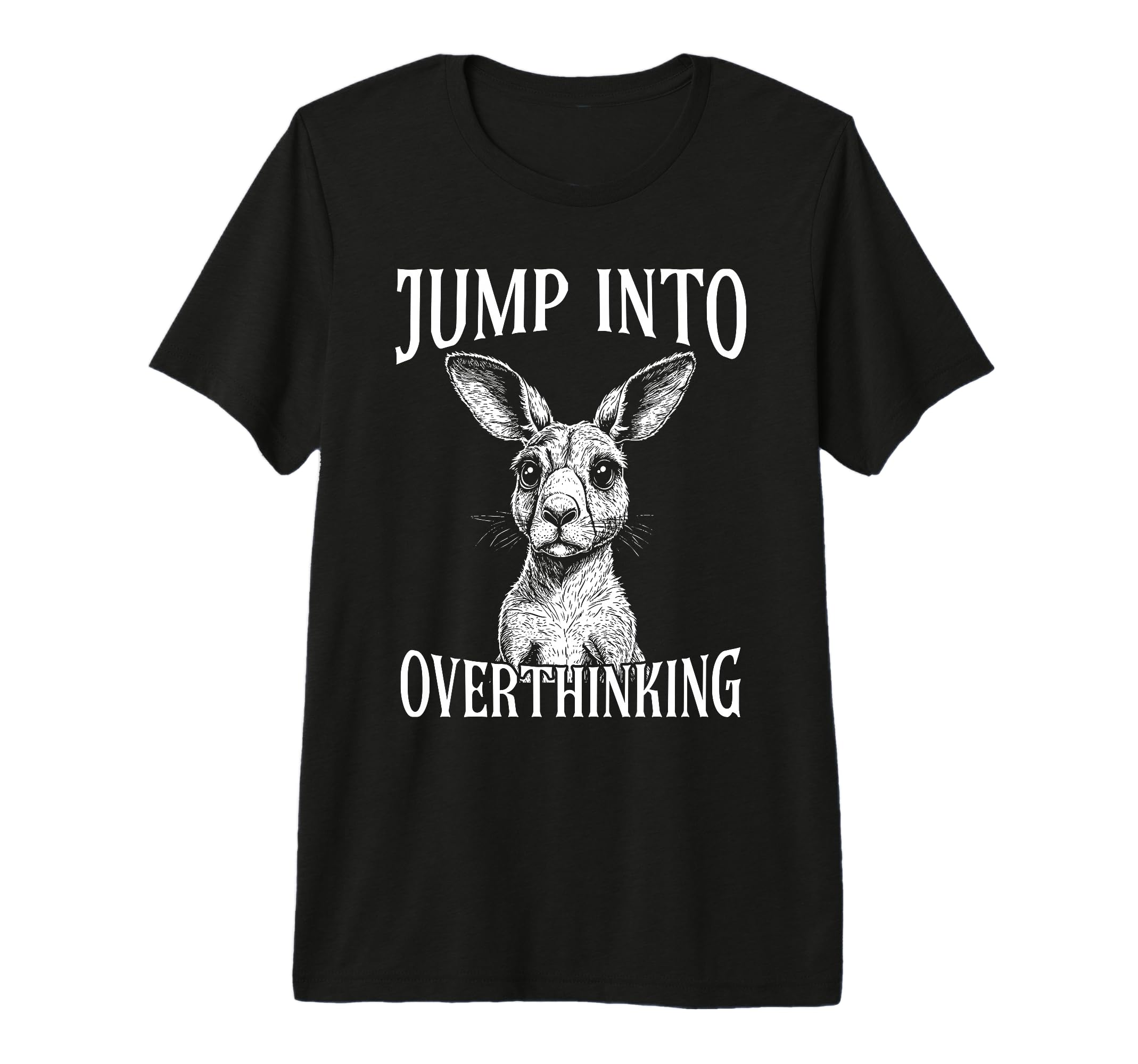 Kangaroo Overthinkers Introverts Tri T-Shirt - Trendy Graphic Men Women - T-Shirt, Sweatshirt, Hoodie