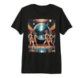 Aesthetic Disco Ball Party Tri Blend T-Shirt - Trendy Graphic for Adults - T-Shirt, Sweatshirt, Hoodie