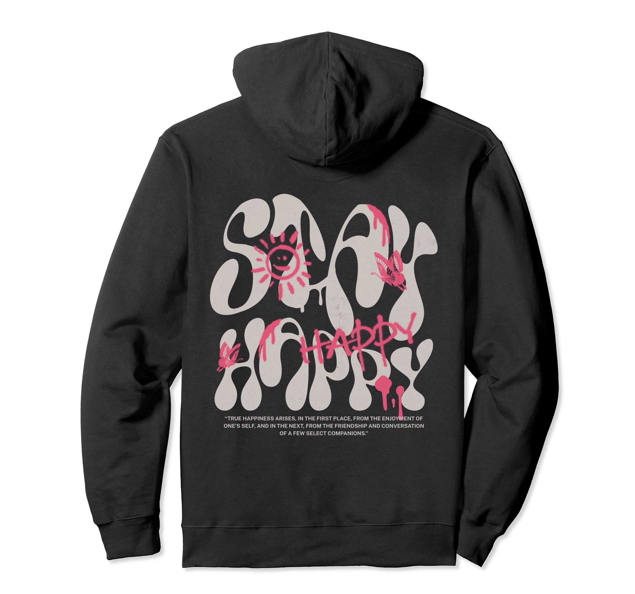 Letter Streetwear Mens Hoodie - Graphic Print for Adults - T-Shirt, Sweatshirt, Hoodie