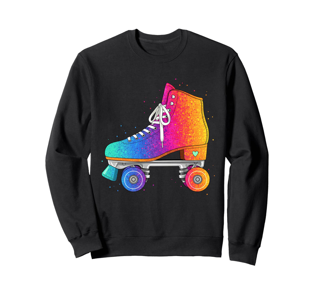 Roller Skating 70S 80S 90S Sweatshirt - Graphic Print for Adults - T-Shirt, Sweatshirt, Hoodie