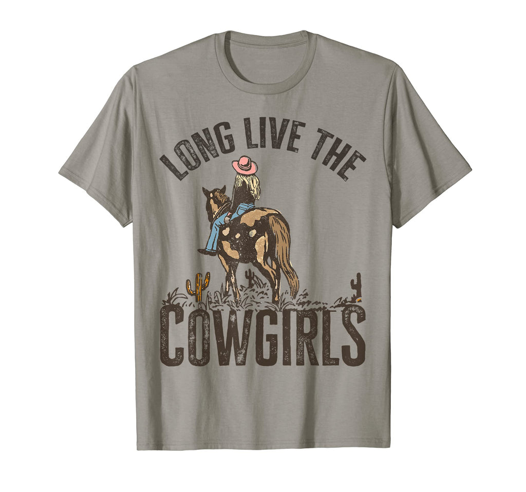 Western Long Live Cowgirls Country Cowgirl T-Shirt - Unique Graphic Unisex - T-Shirt, Sweatshirt, Hoodie