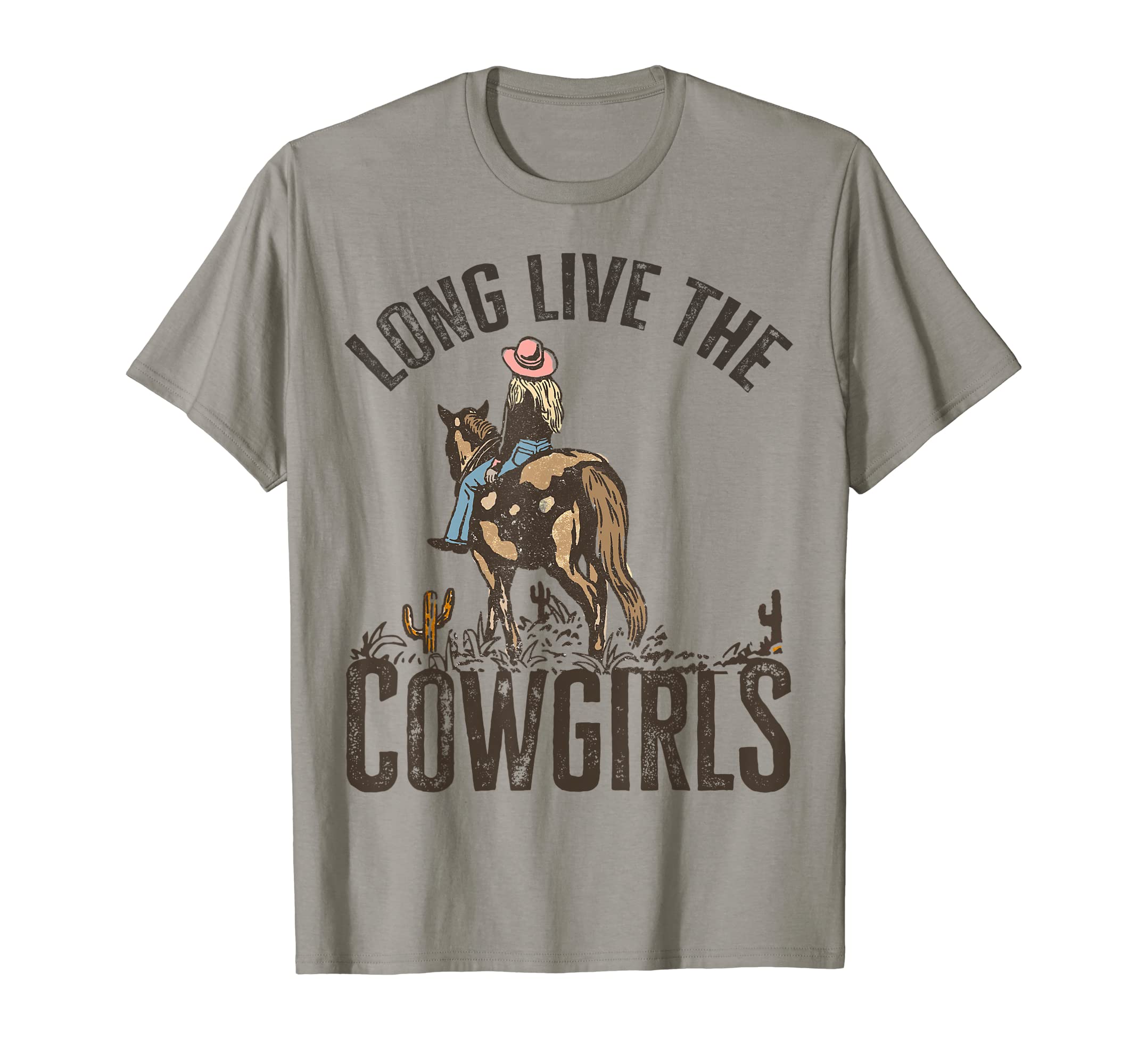 Western Long Live Cowgirls Country Cowgirl T-Shirt - Unique Graphic Unisex - T-Shirt, Sweatshirt, Hoodie