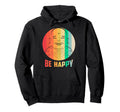 Be Happy Buddha Mandala Yoga Namaste Hoodie - Aesthetic Graphic Men Women - T-Shirt, Sweatshirt, Hoodie