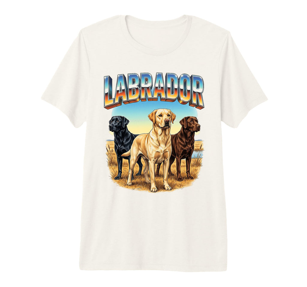 Labrador Retriever 90S Dog Lover 80S Owner T-Shirt - Graphic Print Unisex - T-Shirt, Sweatshirt, Hoodie