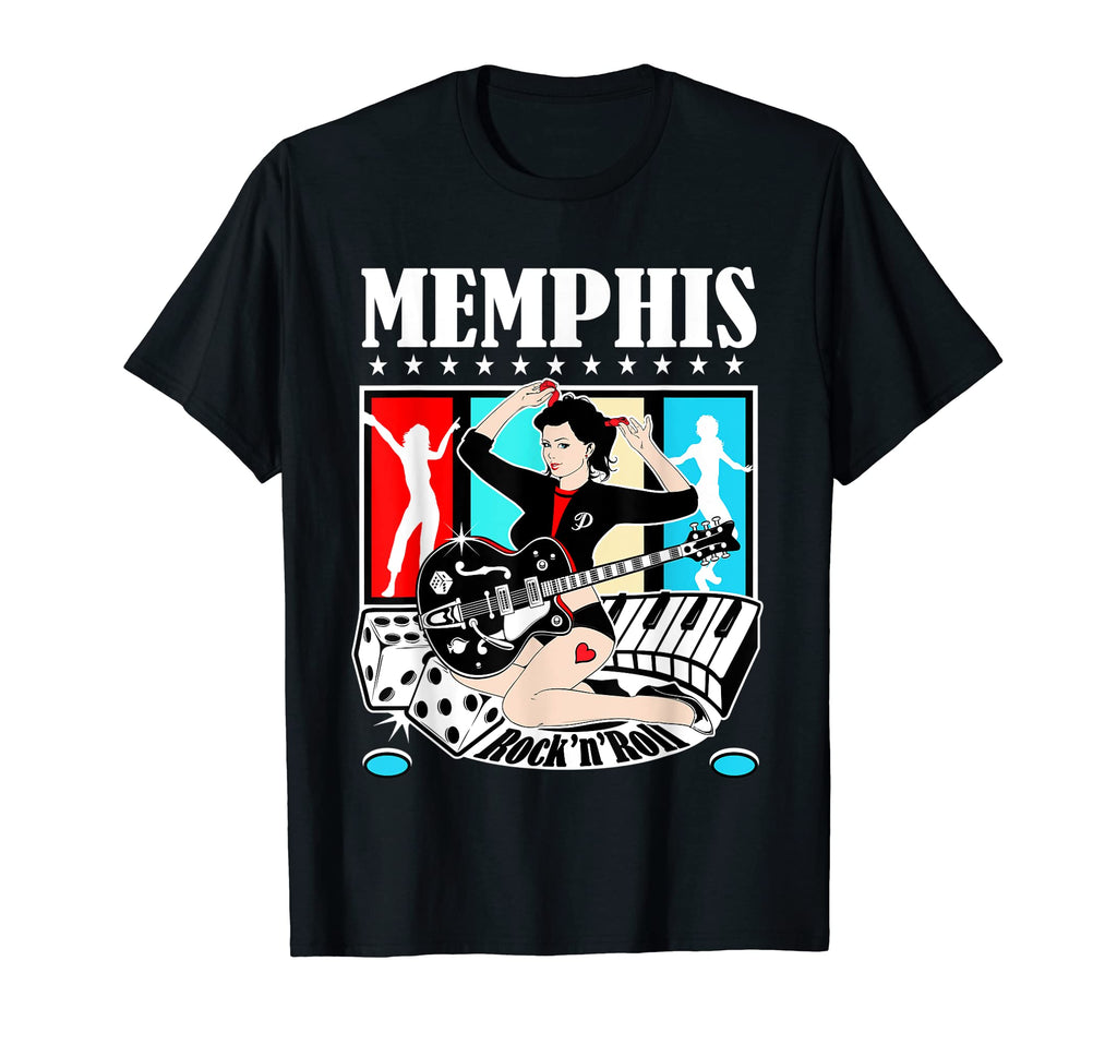 Rockabilly Pin Up 50S Sock Hop 60S T-Shirt - Minimalist Print for Adults - T-Shirt, Sweatshirt, Hoodie
