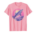 Whale Vaporwave Aesthetic Synthwave 80S T-Shirt - Aesthetic Graphic Unisex - T-Shirt, Sweatshirt, Hoodie