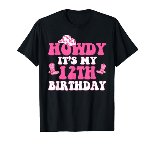 12Th Birthday Outfit Cowgirl T-Shirt - Casual Everyday Wear for Adults - T-Shirt, Sweatshirt, Hoodie