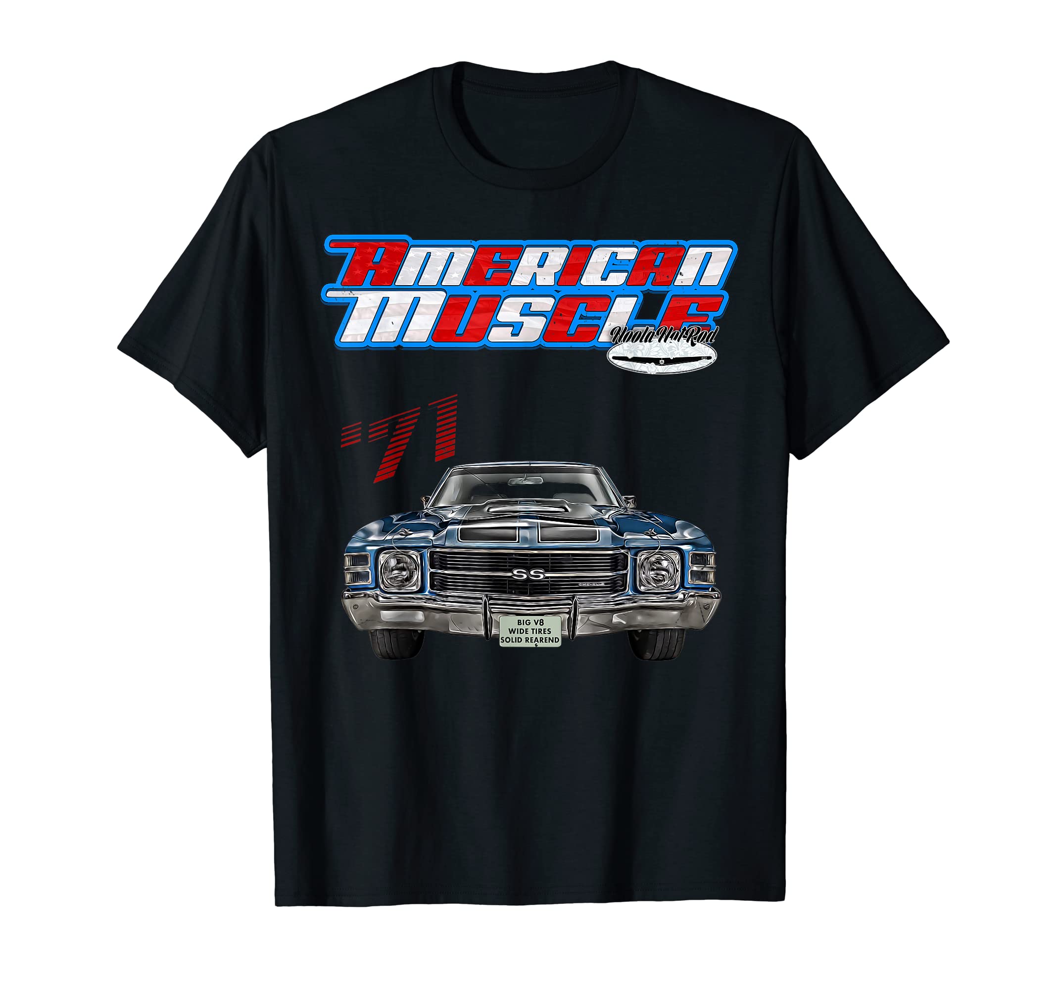 1971 Chevelle Muscle Car Ss454 Ss427 T-Shirt - Minimalist Print Unisex - T-Shirt, Sweatshirt, Hoodie