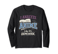 Anime Anxiety Overthinking Weeb T-Shirt - Minimalist Print Men Women - T-Shirt, Sweatshirt, Hoodie