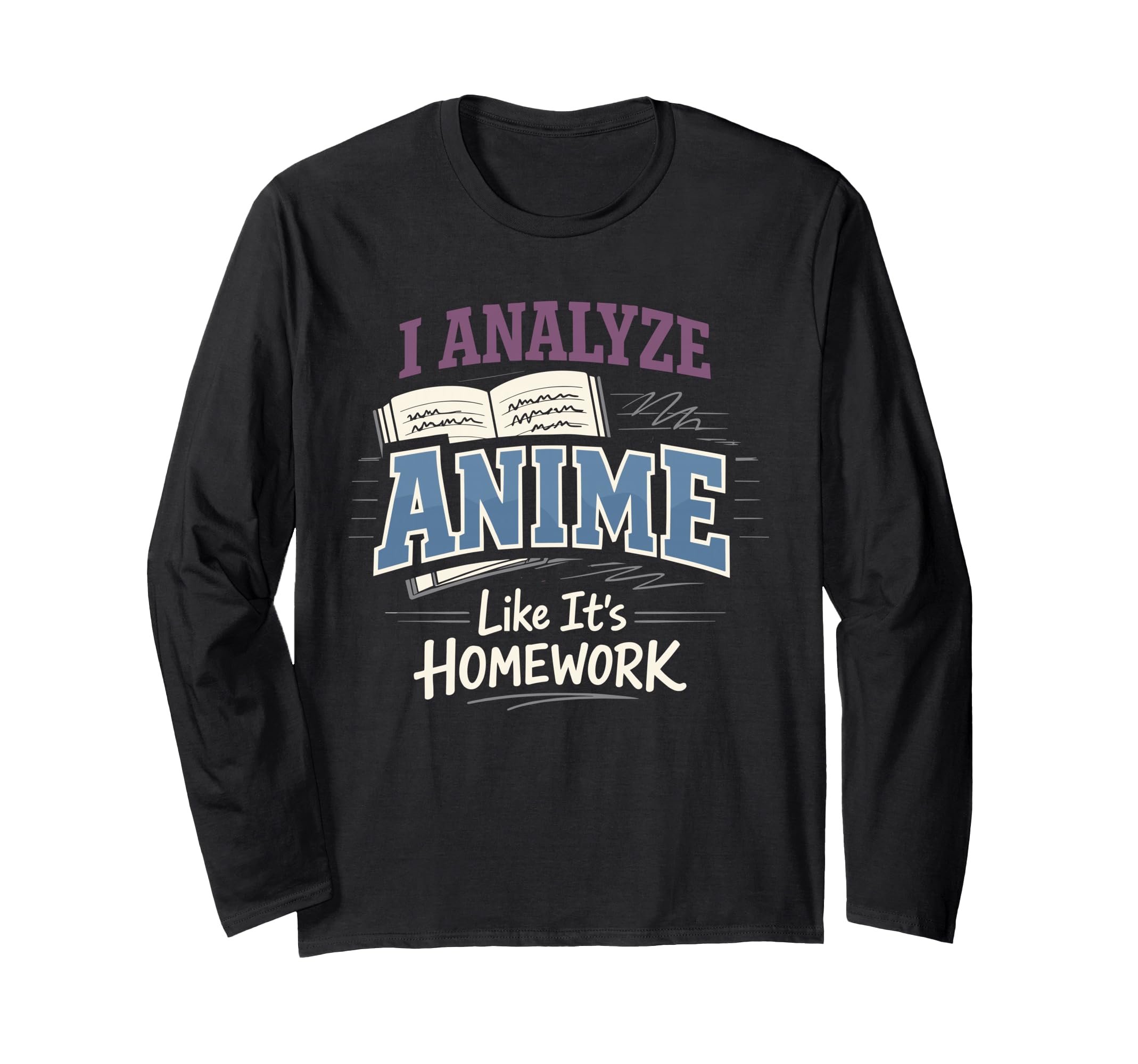 Anime Anxiety Overthinking Weeb T-Shirt - Minimalist Print Men Women - T-Shirt, Sweatshirt, Hoodie